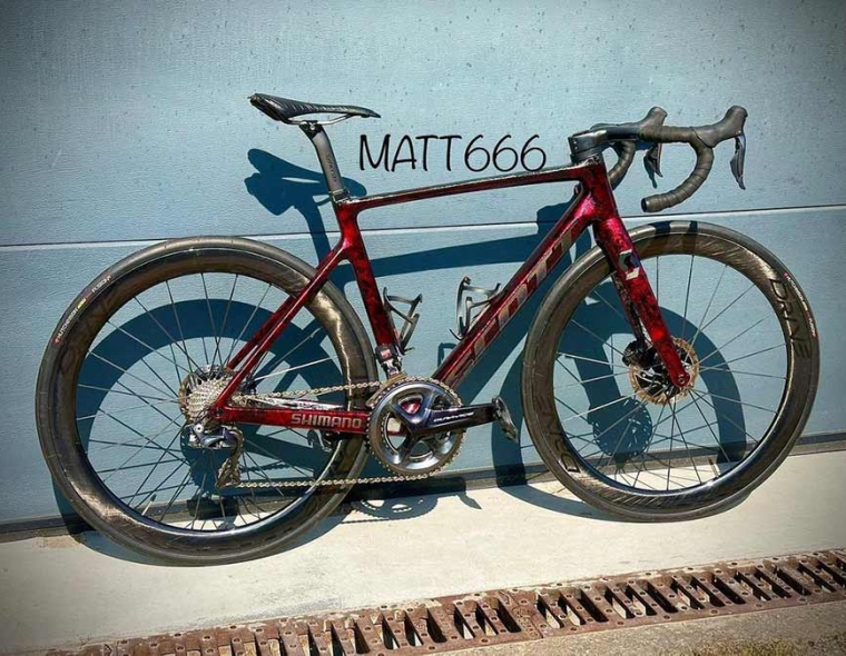 matt666.1008 scott aero road bike